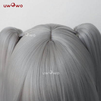 【Pre-sale】Uwowo Game Azur Lane Halford Bunny Cosplay Wig Long Grey Hair