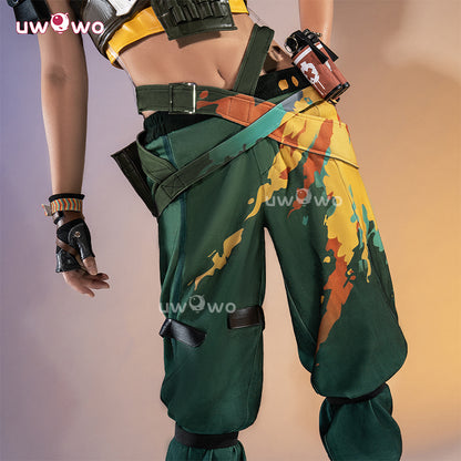 Uwowo Collab Series: Game Valorant Raze Cosplay Costume S-XL