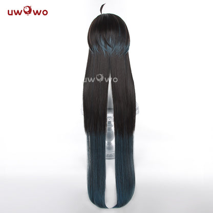 Uwowo Honkai: Star Rail Dan Heng Imbibitor Lunae Cosplay Wig Long Black Hair
