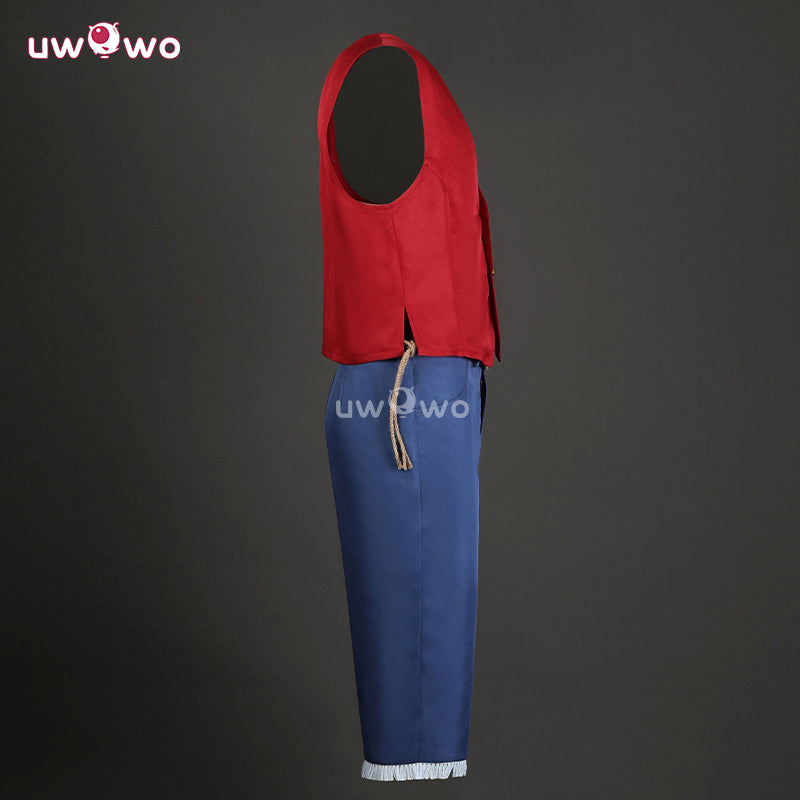 Uwowo Collab Series: Anime Cosplay Man Red Suit Costume