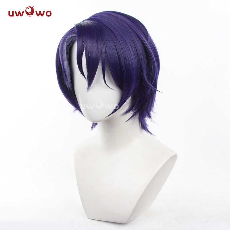 【Pre-sale】Uwowo Honkai Star Rail Dr. Ratio Cosplay Wig Short Purple Hair