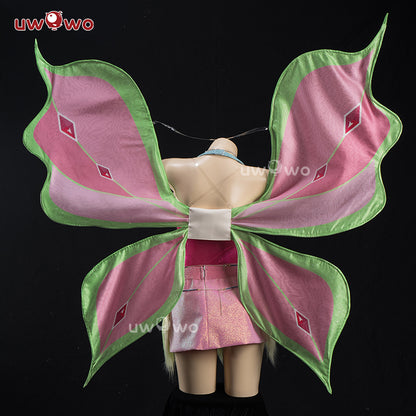 [Last Batch] INSTOCK Uwowo Flora S4 Winter Fairy Club Transformation Cosplay Costume S-3XL