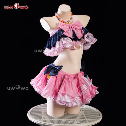 【In Stock】Uwowo Blue Archive Shirasu Azusa Swimsuit Summer Cosplay Costume