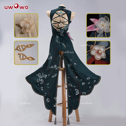 INSTOCK Uwowo Game Honkai Star Rail Fanart Ruan Mei Ruanmei Qipao Ver. Cosplay Costume