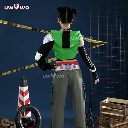 Uwowo Collab Series: Game Overwatch 2 x LE SSERAFIM Fearless Illari Cosplay Costume XS-XXL