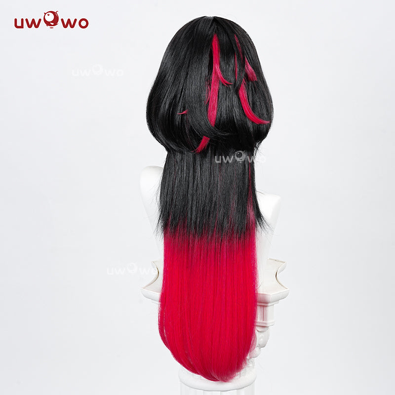 Uwowo Game Zenless Zone Zero/ZZZ Jane Doe Cosplay Wig Long Black Hair ...