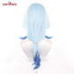 Uwowo Game Wuthering Waves WuWa Shorekeeper Cosplay Wig Long Blue Hair