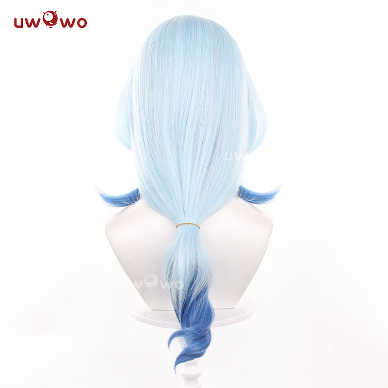 Uwowo Game Wuthering Waves WuWa Shorekeeper Cosplay Wig Long Blue Hair