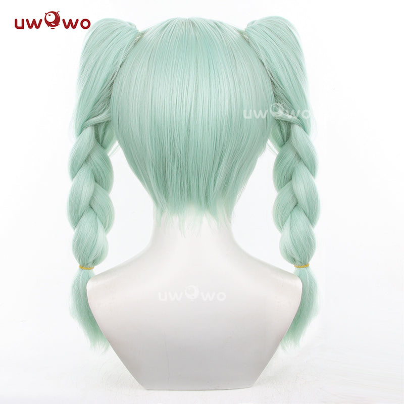 【Pre-sale】Uwowo V Singer Cute Bunny Cosplay Wig Middle Light Green Hair