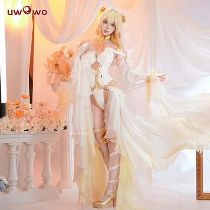 INSTOCK Uwowo Honkai: Star Rail Aglaea Bride Fanart Cosplay Costume