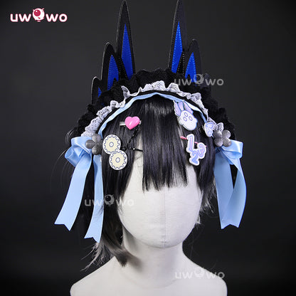 Uwowo Collab Series: Vtuber Enna Alouette Maid Cosplay Costumes S-3XL