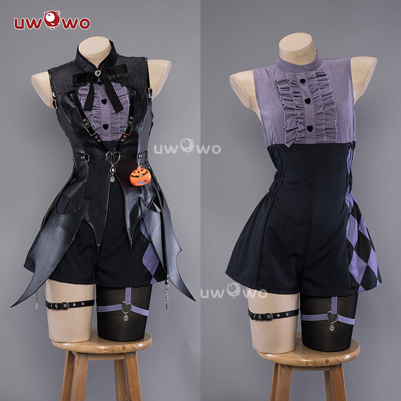 【Pre-sale】Exclusive Uwowo Genshin Impact Fanart Furina Little Devil Vampire Halloween Cosplay Costume