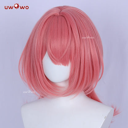 Uwowo Game Zenless Zone Zero Ramiel Cosplay Wig Short Pink Hair