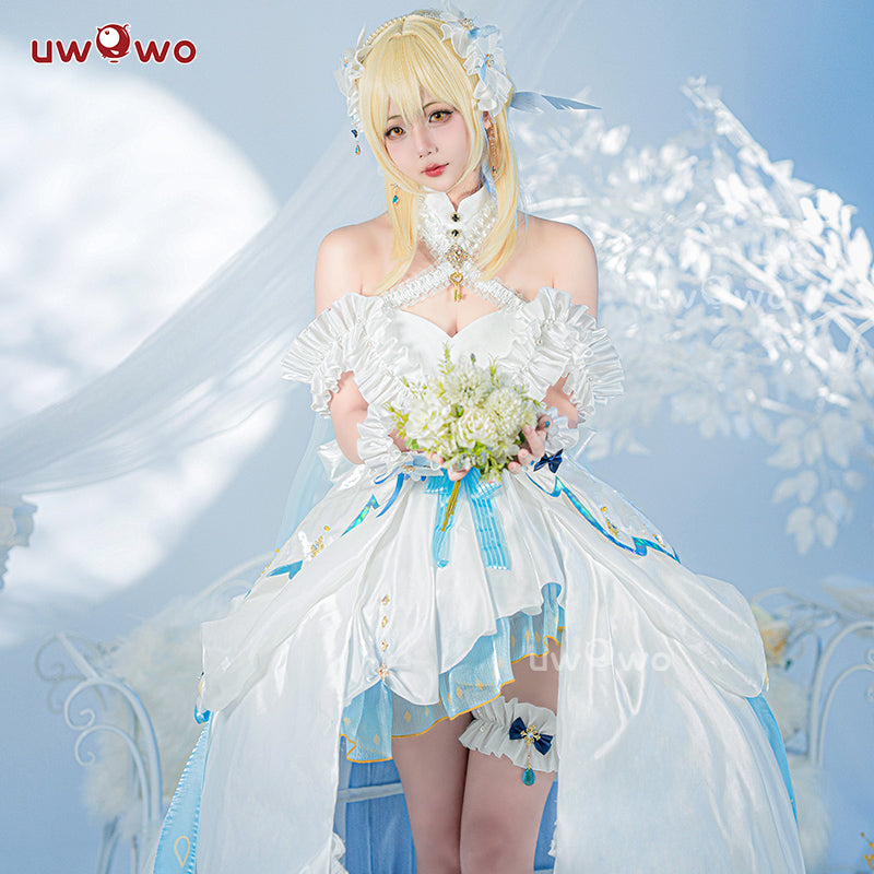 In Stock Exclusive Uwowo Genshin Impact Fanart Lumine White Bride