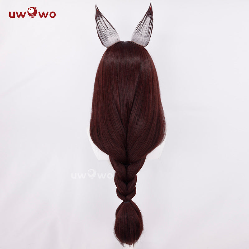 【Pre-sale】Uwowo League of Legends/LOL: Risen Legend Ahri Cosplay Wig Long Silver Hair With Ears