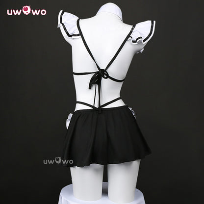 Uwowo Collab Series: Anime My Dress-Up Darling Marin Kitagawa Summer Maid Swimsuit Cosplay Costume S-2XL
