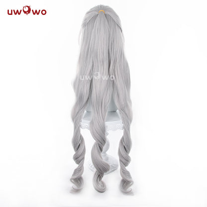 Uwowo Honkai Star Rail Bronya Cosplay Wig Long Silver Hair