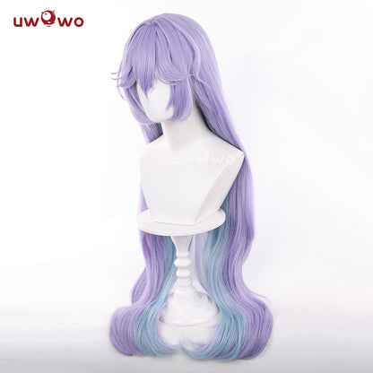 Uwowo Wuthering Waves Cantarella Jellyfish Cosplay  Wig Long Light Purple Hair