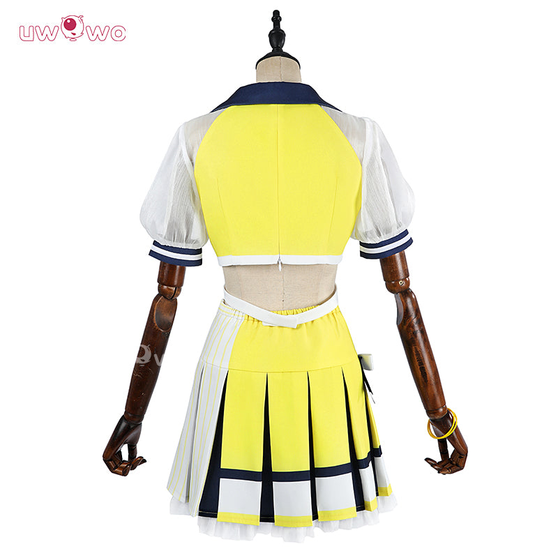 Uwowo Collab Series: Love Live ! Cheerleader Unawaken Cheer Girl Hoshizora Rin Cosplay Costume