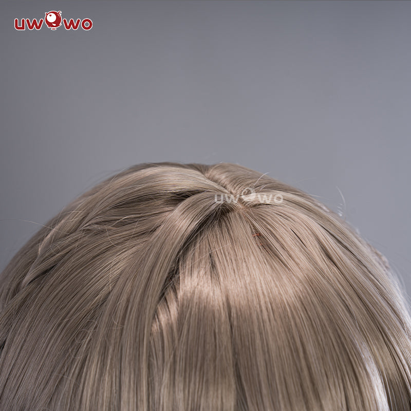 Uwowo Honkai Star Rail Cosplay Wig Qing Que Cosplay Wig Qingque Linght Brown Long Hair
