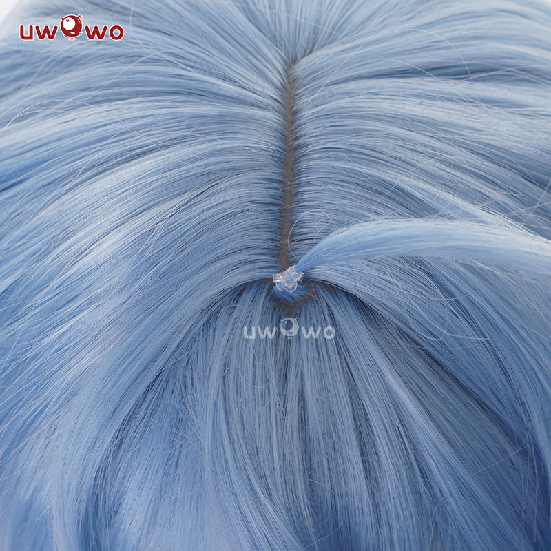 Uwowo Genshin Impact Cosplay Ganyu Wig Gradient Long Hair