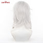 Uwowo Game Identity V Ithaqua Night Watch Morningstar Cosplay Wig Long Silver Hair