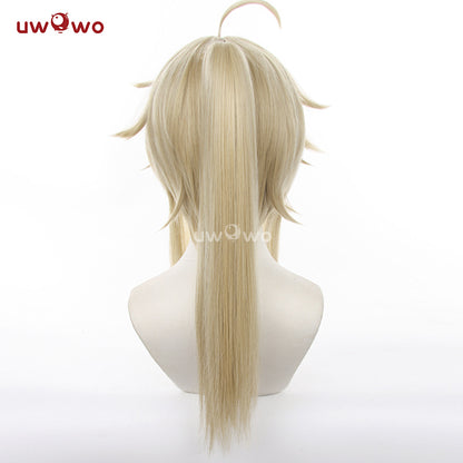 Uwowo Honkai: Star Rail Cosplay Wig Yanqing Cosplay Wig Yellow Hair
