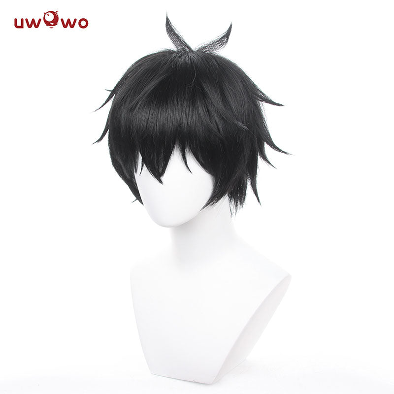 Uwowo Honkai Star Rail Cosplay Wig Dan Heng Cosplay Wig Black Short Hair