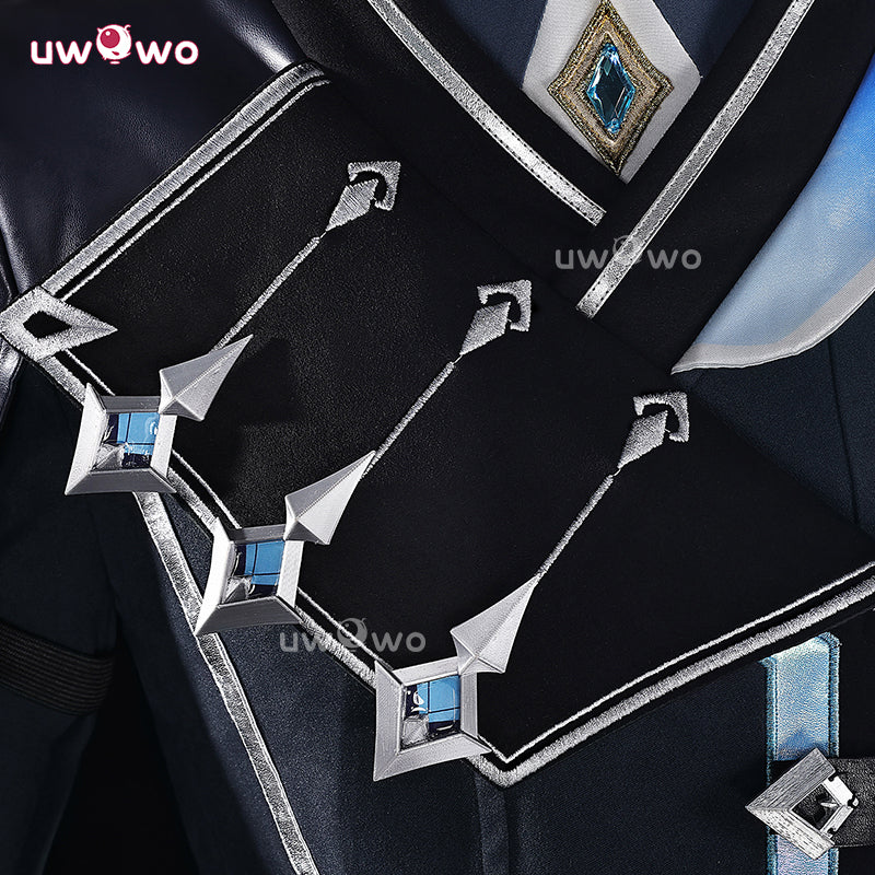 Uwowo Collab Series: Genshin Impact  Aether Night Hunt In Snow Cosplay Costume