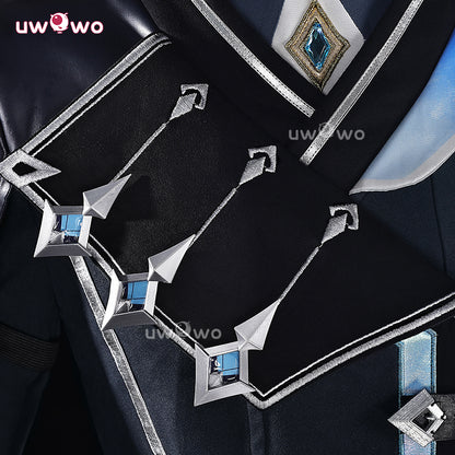 Uwowo Collab Series: Genshin Impact  Aether Night Hunt In Snow Cosplay Costume