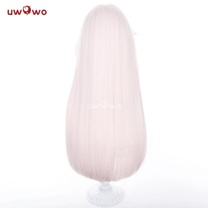 Uwowo Honkai: Star Rail Clara Cosplay Wig Long Lingt Pink Hair