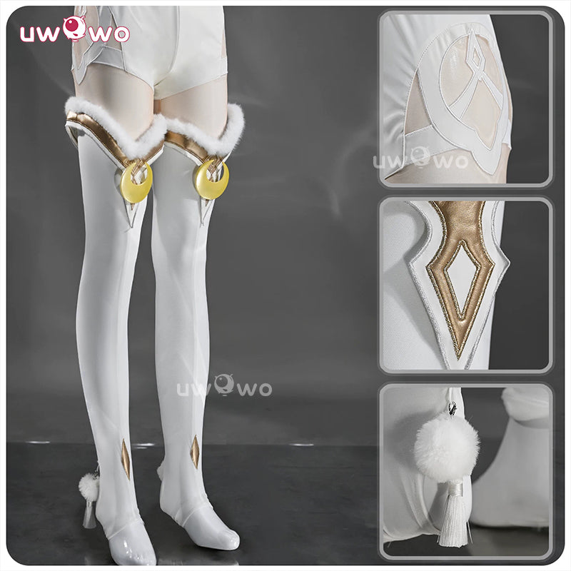 Uwowo Collab Series: Zibai Game Genshin Impact Adept Liyue Cosplay Costume S-XL