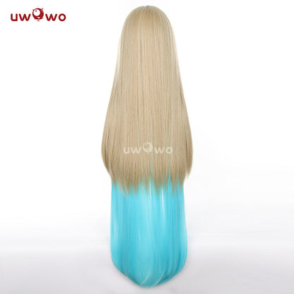 Uwowo Honkai: Star Rail Serval Cosplay Wig Long Light Yellow Hair