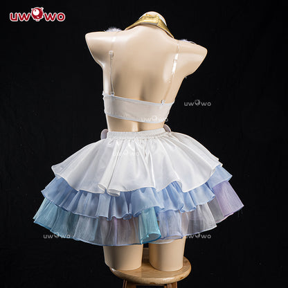 Uwowo Anime New Panty & Stocking with Garterbelt Panty Angel Cosplay Costume S-3XL