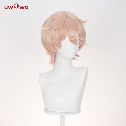 【Pre-sale】UWOWO Game Genshin impact Dahlia Cosplay Wig Short Pink Hair