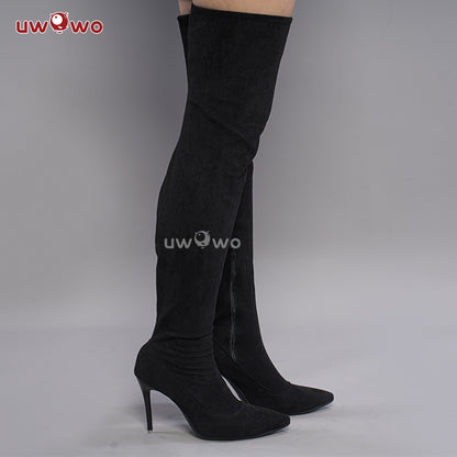 Uwowo Nier: Automata 2B Reincarnation Alternate Battler Outfit Cosplay Shoes Boots