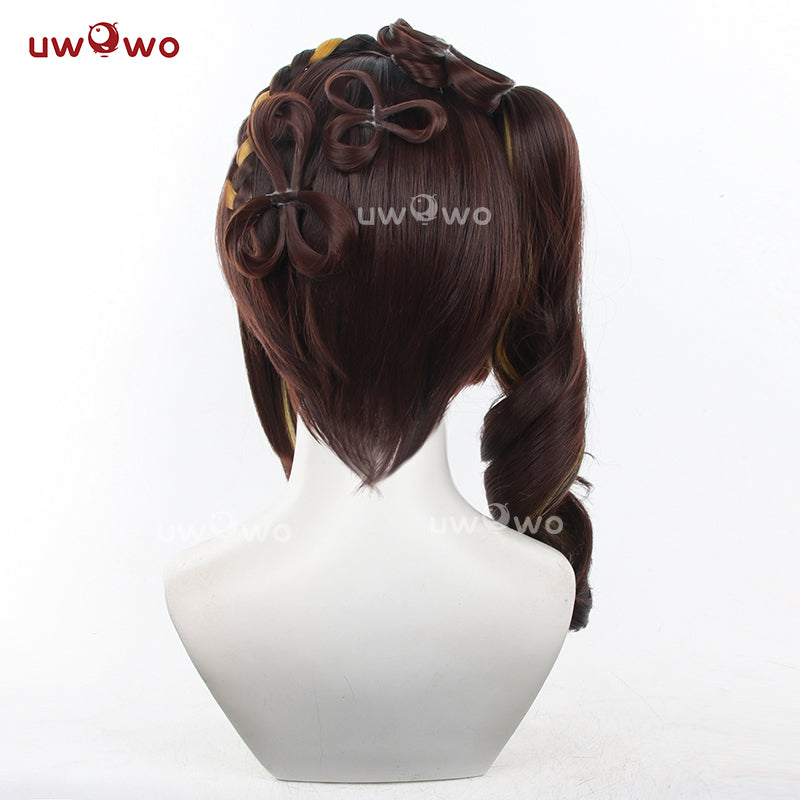 【Pre-sale】Uwowo Game Genshin Impact Chiori Wig Middle Brown Hair