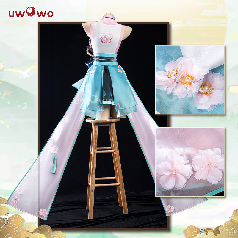 【Pre-sale】Uwowo V Singer X Onmyoji Collab Kimono Style Dress Cosplay Costume