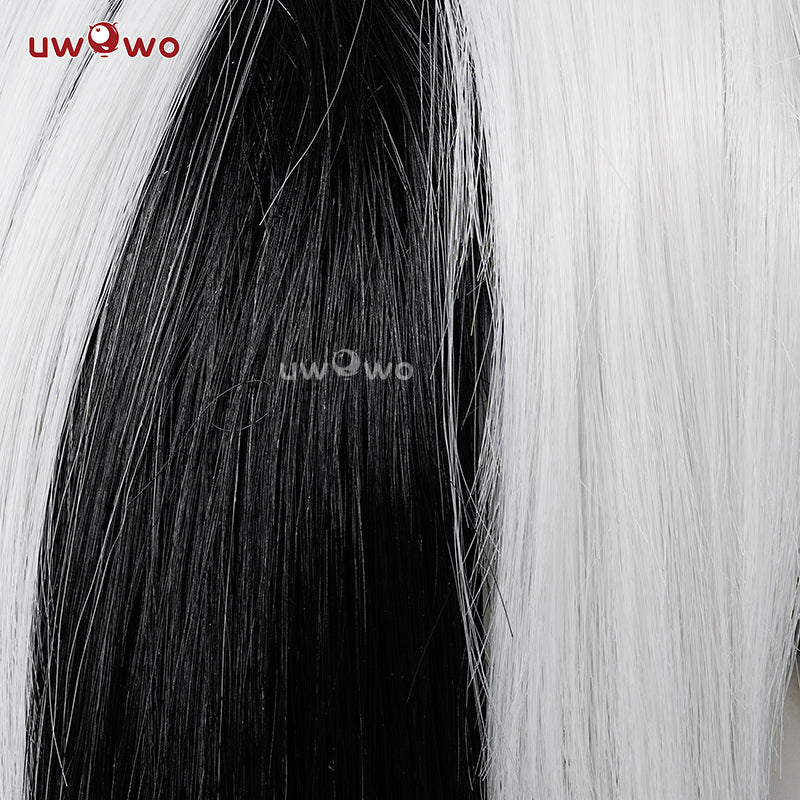 Uwowo Game Honkai: Star Rail Boothill Cosplay Wig Long Black Hair