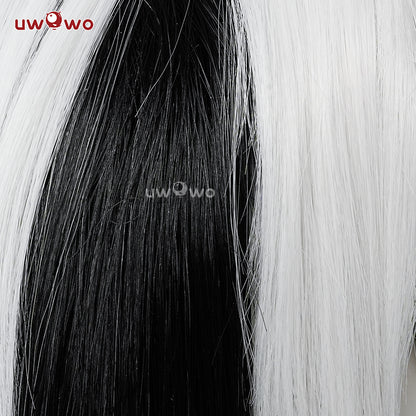 Uwowo Game Honkai: Star Rail Boothill Cosplay Wig Long Black Hair