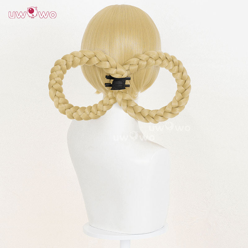 Uwowo Genshin Impact Jahoda Cosplay Wig Middle Green Hair