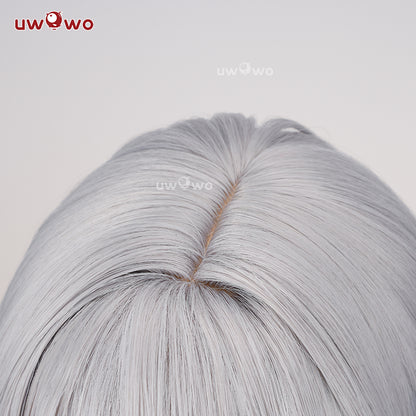 【Pre-sale】Uwowo Honkai: Star Rail Cifera Cosplay Wig Middle Light Gray Hair