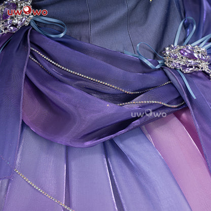 【Clearance Sale】[Last Batch]【In Stock】Uwowo Genshin Impact Fanart: Keqing Ballet Dress Cosplay Costume