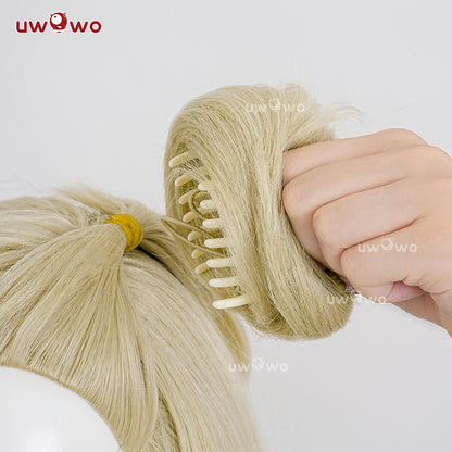 Uwowo Game Zenless Zone Zero ZZZ Piper Wheel Cosplay Wig Long Yellow Hair