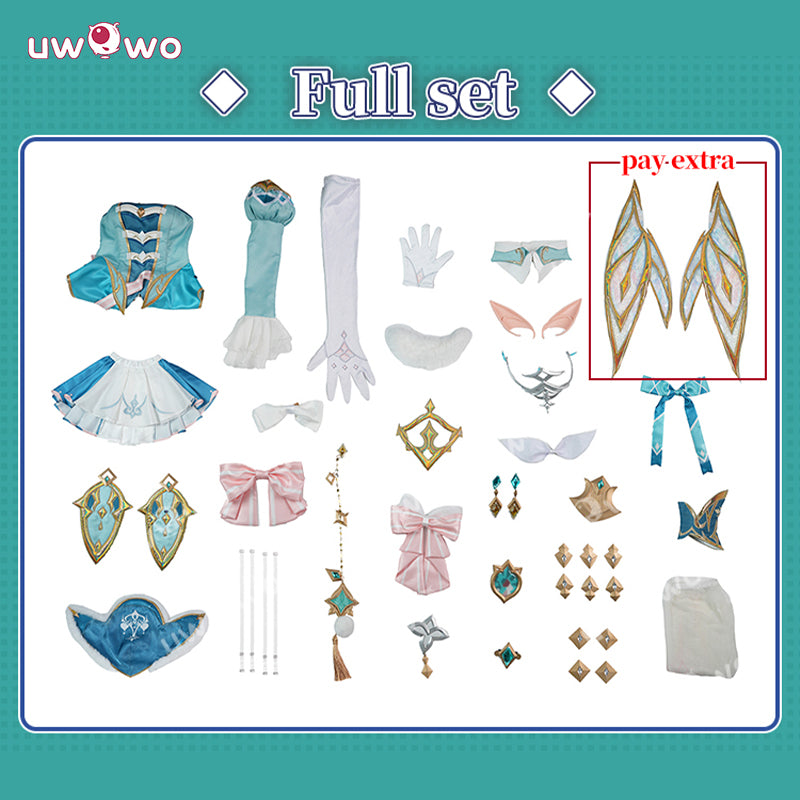 Uwowo Collab Series: Genshin Impact Snezhnaya Vesna Cosplay Costume Size XS-2XL