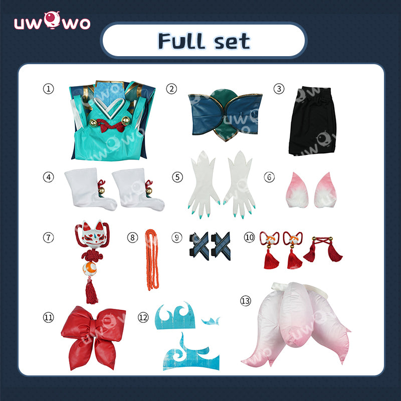 Uwowo Collab Series: Overwatch 2 Inari Kiriko Skin Yokai Cosplay Cosutme XS-2XL