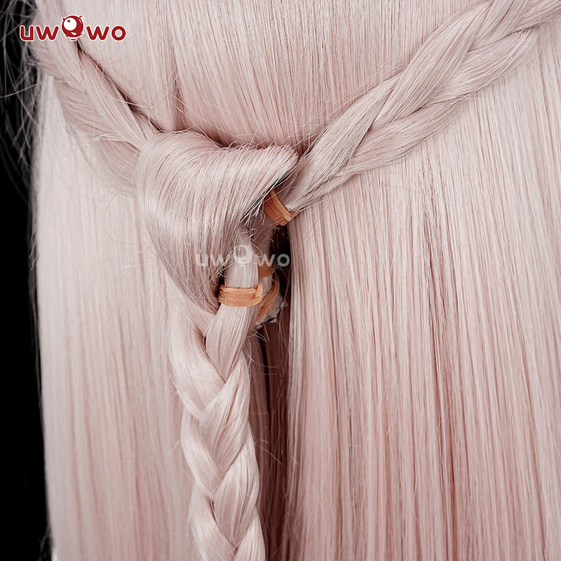 【Pre-sale】Uwowo Honkai: Star Rail Jiao Qiu Jiaoqiu Cosplay Wig Long Light Pink Hair