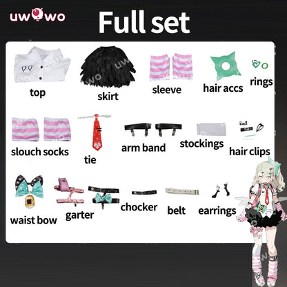 Uwowo Collab Series: Game Zenless Zone Zero/ZZZ Sunna Chinatsu Remiel Angels of Delusion Cosplay Costume S-3XL