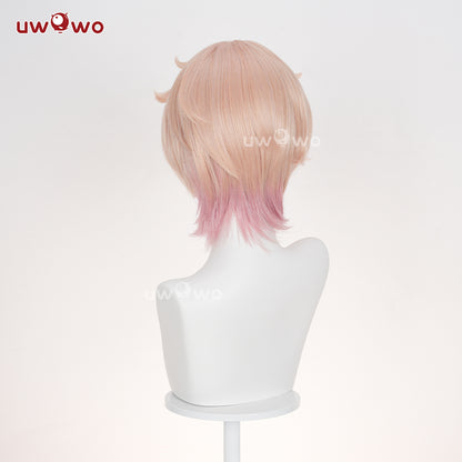 【Pre-sale】UWOWO Game Genshin impact Dahlia Cosplay Wig Short Pink Hair
