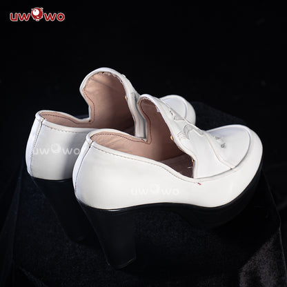 Uwowo NieR:Automata 2B Catgirl Namjatown Collab White Cosplay Shoes